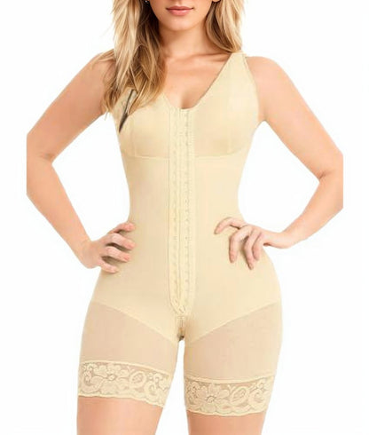 The Ultimate "Glass-Hour" Bodysuit – Full Body Contour Faja