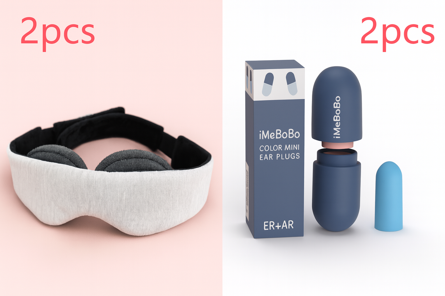 iMeBoBo™ SilentSleep Ear Plugs – For Study, Sleep, Travel & Work