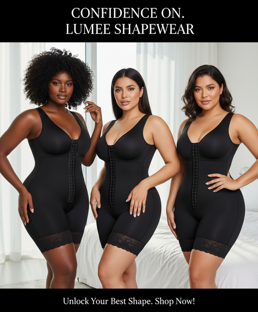 The Ultimate "Glass-Hour" Bodysuit – Full Body Contour Faja